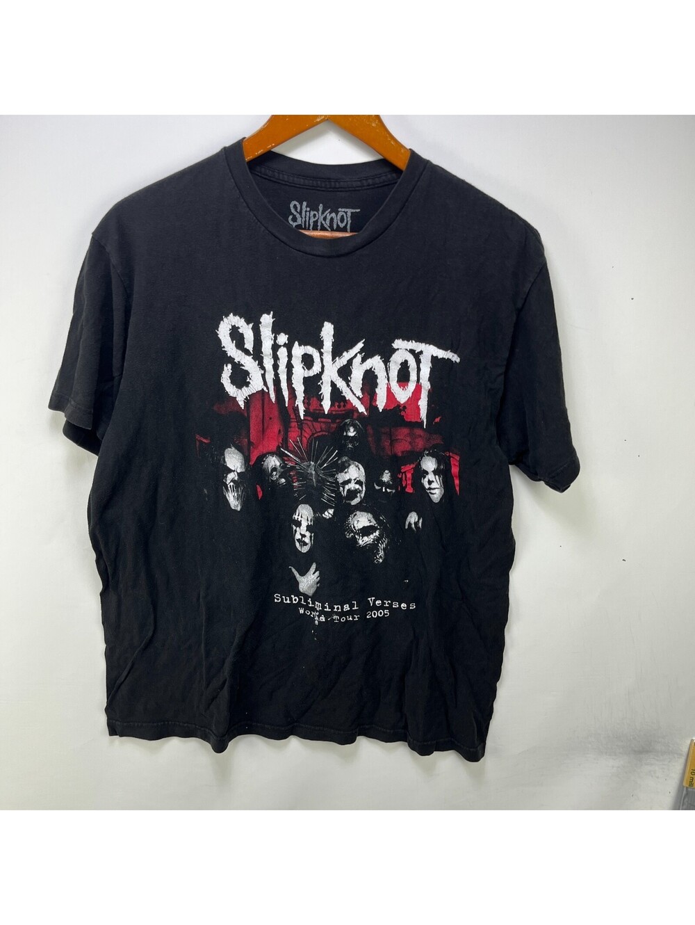 Slipknot 2005 Subliminal Verses Tour Shirt L VTG